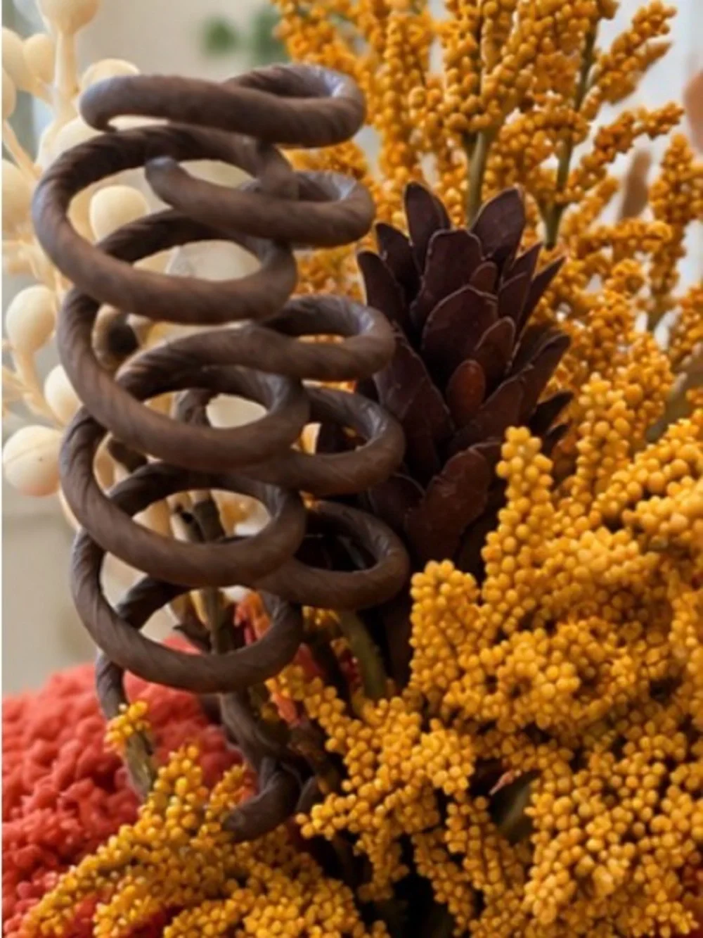 🍂 Handmade Chunky Pumpkin – Burnt Orange Fall Décor 🎃